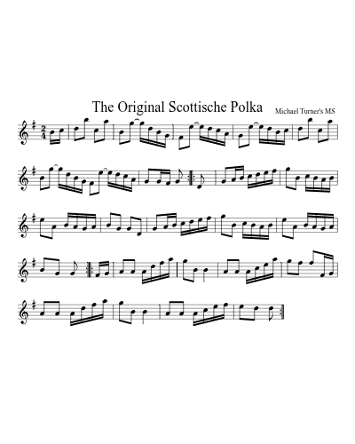 The Original Scottische Polka
