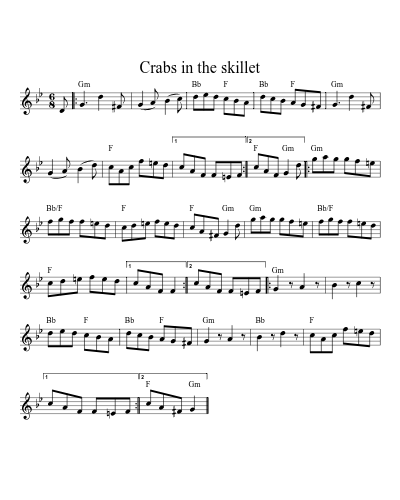 Crabs in the skillet preview