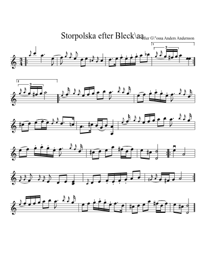 Storpolska efter Bleck\aa (Version 2)