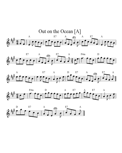 Out on the Ocean   [A] preview