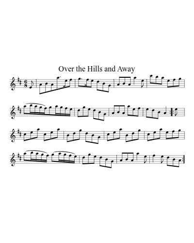 Over the Hills and Away (Version 2)