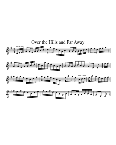 Over the Hills and Far Away (Version 2)