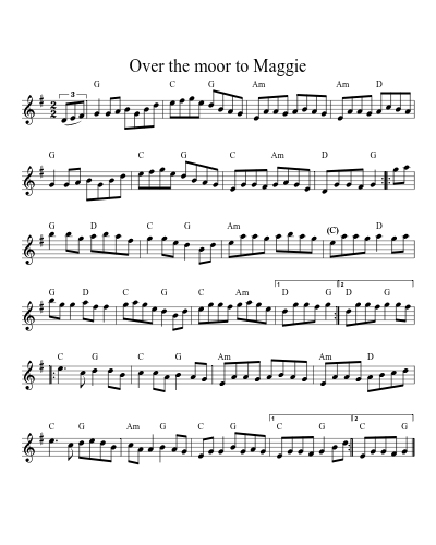 Over the moor to Maggie (Version 10)