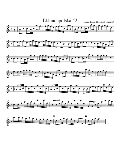 Eklundapolska #2 (Version 2)