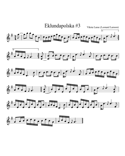 Eklundapolska #3 (Version 2)