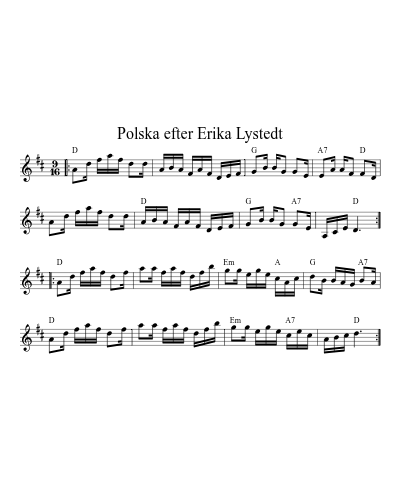 Polska efter Erika Lystedt