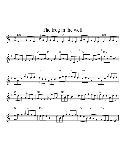 The Frog In The Well (Version 2)