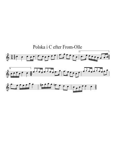 Polska i C efter From-Olle (Version 2)