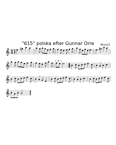 "615" polska efter Gunnar Orre (Version 3)