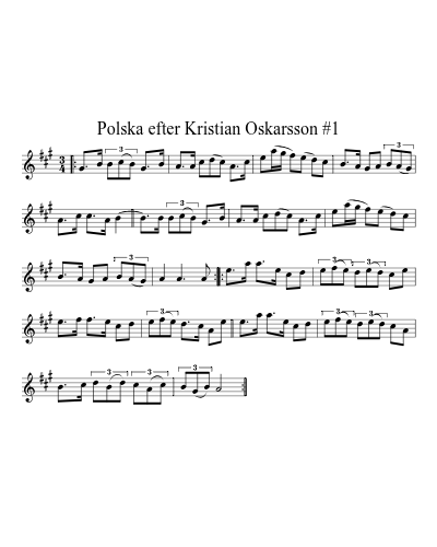 Polska efter Kristian Oskarsson #1