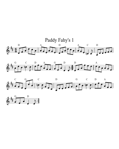 Paddy Fahy's 1 (Version 3) preview