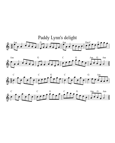 Paddy Lynn's Delight (Version 5)