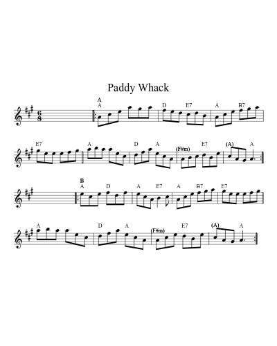 Paddy Whack (Version 11)
