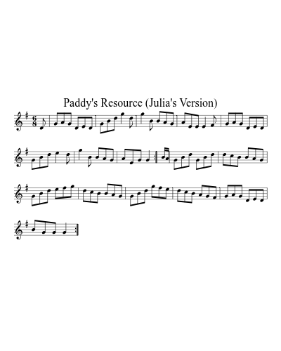 Paddy's Resource (Julia's Version) preview