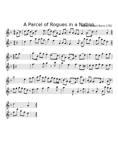 A Parcel of Rogues in a Nation (Version 2)
