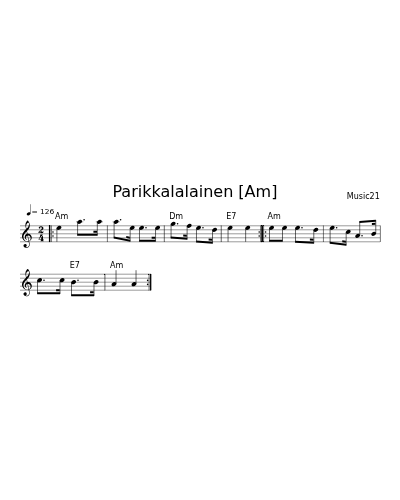 Parikkalalainen   [Am]