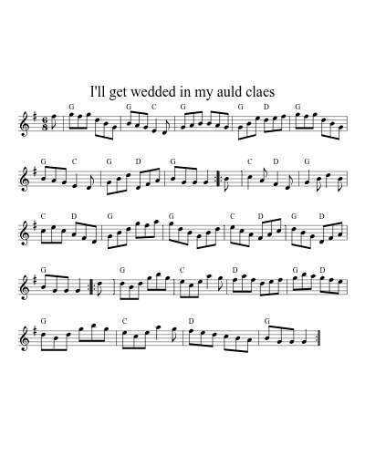 I'll get wedded in my auld claes preview