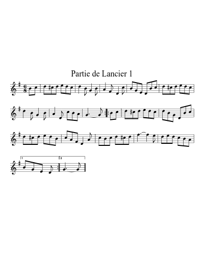 Partie de Lancier 1