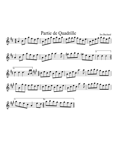 Partie de Quadrille (Version 2)