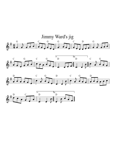 Jimmy Ward's Jig (Version 3) preview
