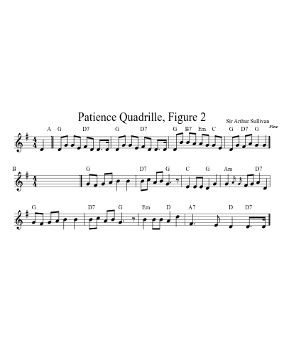 Patience Quadrille, Figure 2
