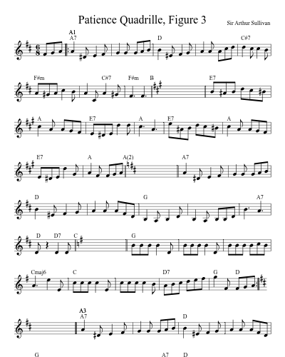 Patience Quadrille, Figure 3