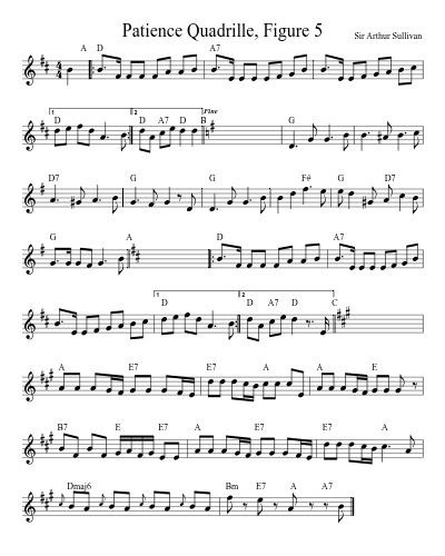 Patience Quadrille, Figure 5