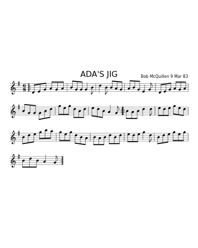 ADA'S JIG