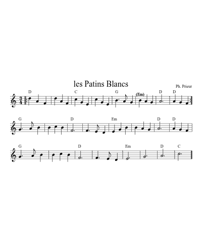 les Patins Blancs (Version 3)