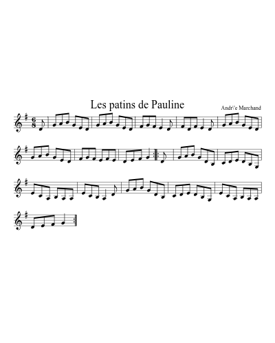 Les Patins de Pauline (Version 3)