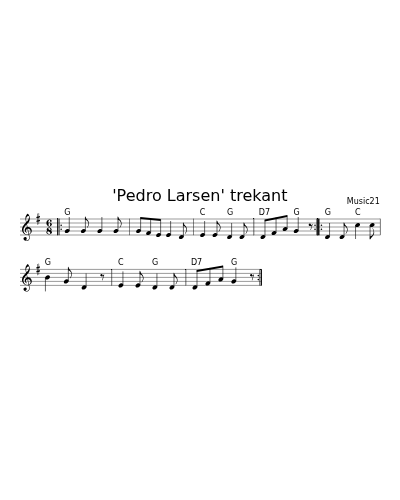 'Pedro Larsen' trekant (Version 2)