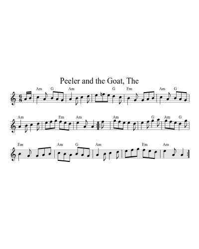 Peeler and the Goat, The