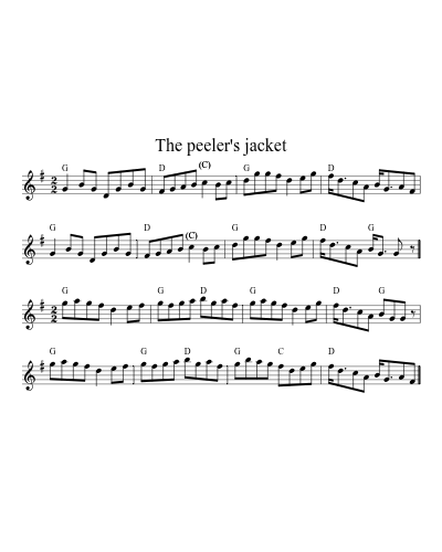 The Peeler's Jacket (Version 6)