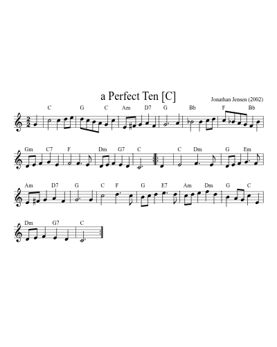 a Perfect Ten [C] (Version 2)
