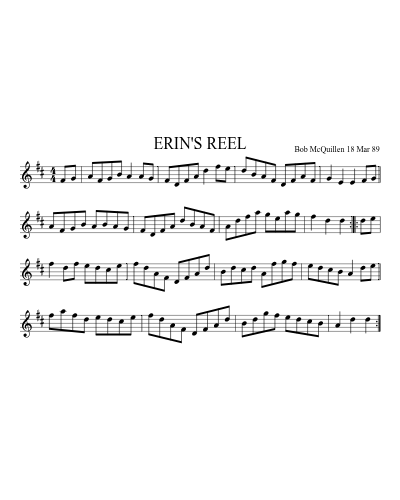 ERIN'S REEL