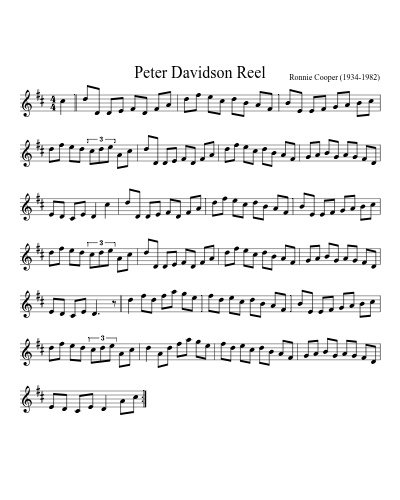 Peter Davidson Reel