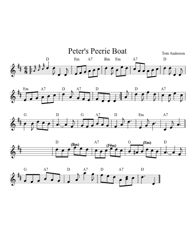 Peter's Peerie Boat (Version 4)