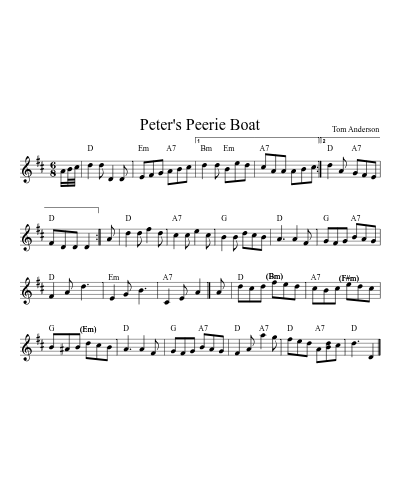 Peter's Peerie Boat (Version 10) preview