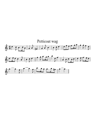 Petticoat Wag (Version 2)
