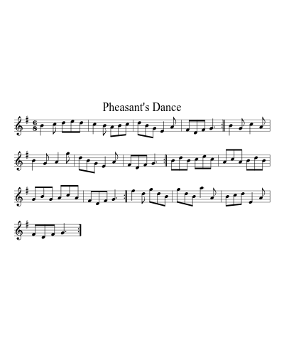 Pheasant's Dance (Version 2)
