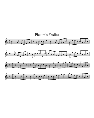 Phelim's Frolics (Version 5)