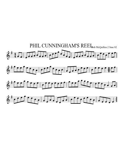 PHIL CUNNINGHAM'S REEL (Version 2)