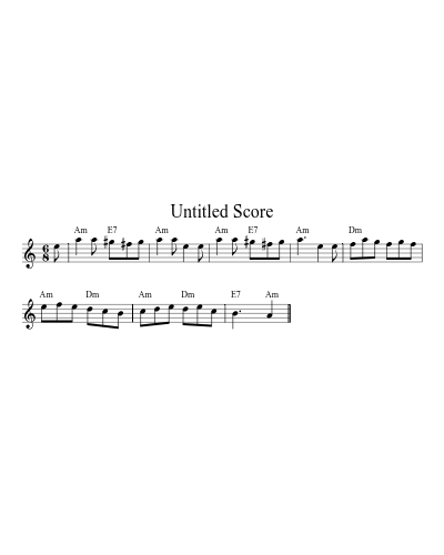 Picking Up Sticks Gm Am 8 2 (Version 2) sheet music preview