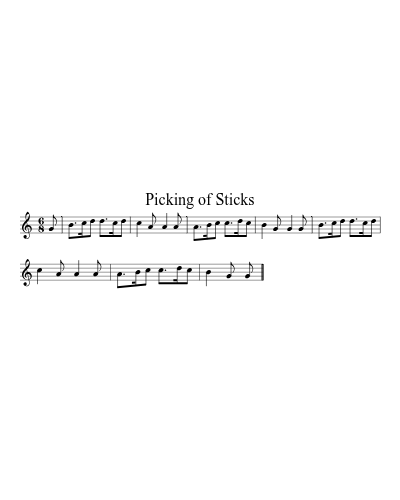 Picking of Sticks (Version 2)