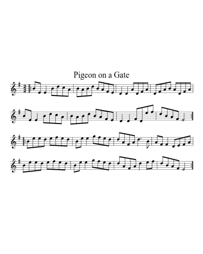 Pigeon on a Gate (Version 2)