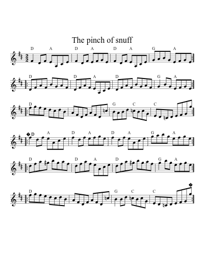 The pinch of snuff (Version 4)