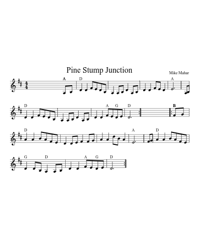 Pine Stump Junction (Version 3)
