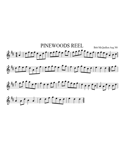 PINEWOODS REEL (Version 5)
