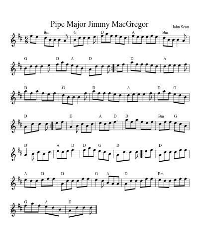 Pipe Major Jimmy MacGregor preview