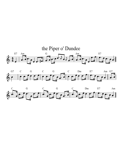 the Piper o' Dundee (Version 3)